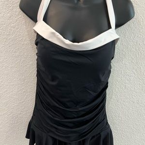 Lauren by Ralph Lauren Bel Air skirted one piece size 16